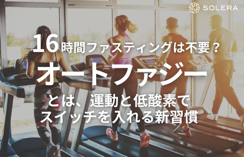 16時間断食は不要？オートファジーとは、運動と低酸素でスイッチを入れる新習慣